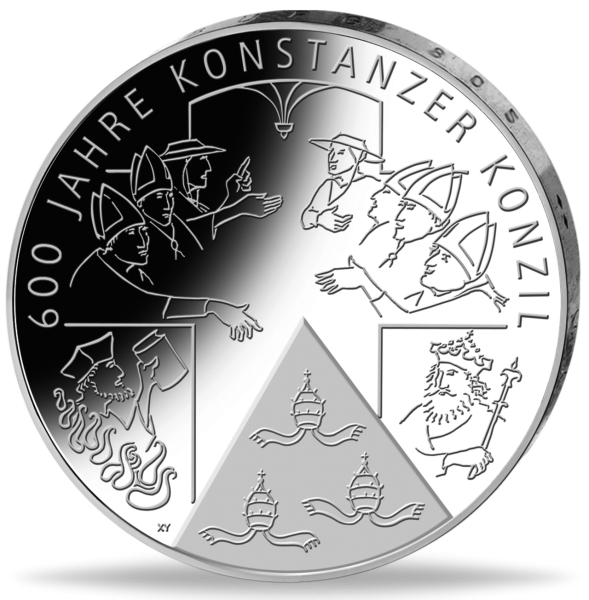 10 Euro Konstanzer Konzil - Münze Vorderseite