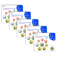 5x 5,88 Euro-Kursmünzensatz „BRD - 2010 St“ 5x 5,88 Euro-Kursmünzensatz „BRD - 2010 St“