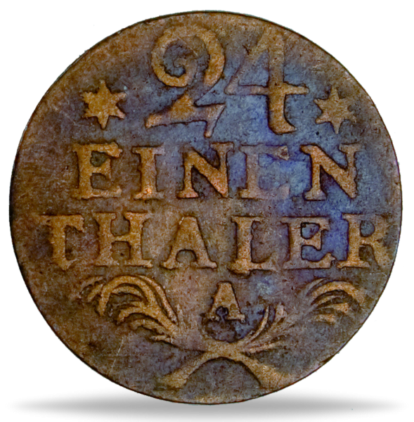 1 24 Taler Preußen 1764 - 86 - Vorderseite Münze