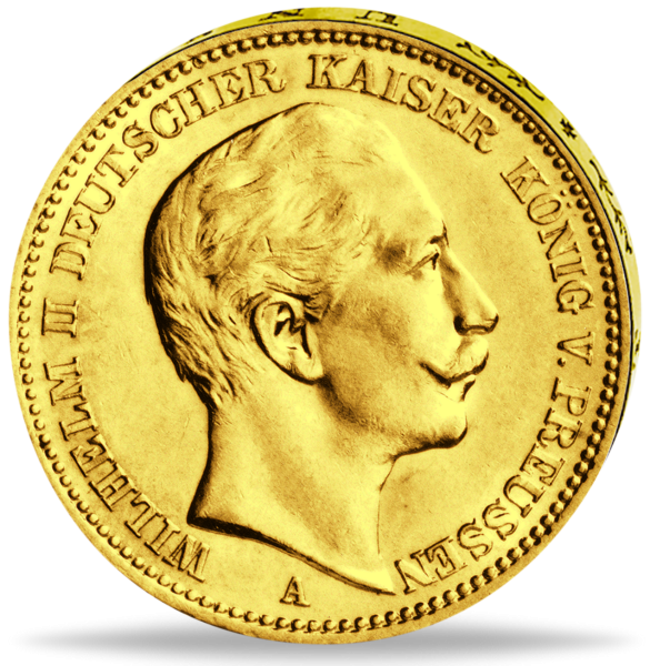 20 Mark Preußen Wilhelm II - Vorderseite Münze