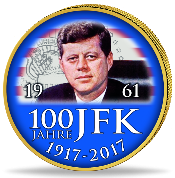 Kennedy Farbe Präsident - Vorderseite Münze