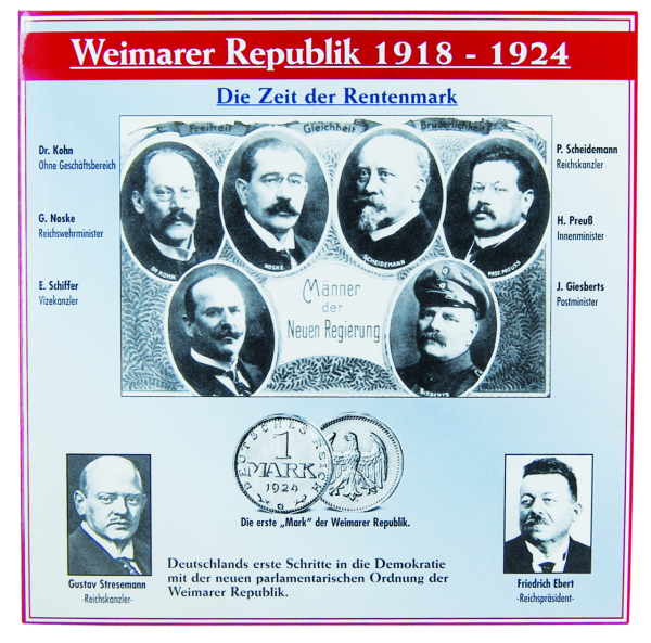 Rentengeld Weimar Front - Sammelmappe