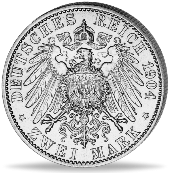 2 Mark 400. Geburtstag Philipp des Großmütigen 1904 - Silber - Münze Vorderseite
