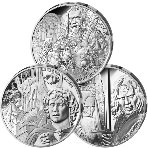 3 x 10 Euro Der Herr der Ringe - Satzbild