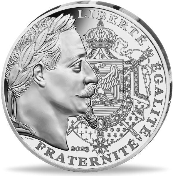 20 Euro Napoleon III Serie Muenzgeschichte - Vorderseite Münze