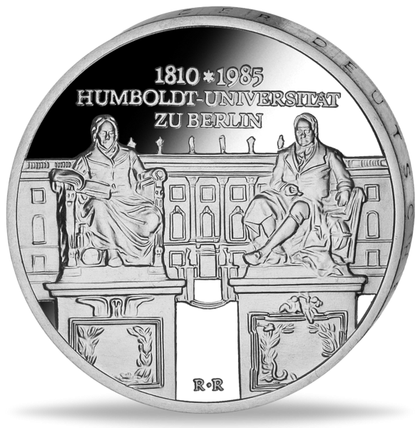 DDR, 10 Mark 1985 Humboldt Universität - Münze Vorderseite