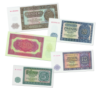 185 Mark-Banknotensatz DDR 1955 185 Mark-Banknotensatz DDR 1955
