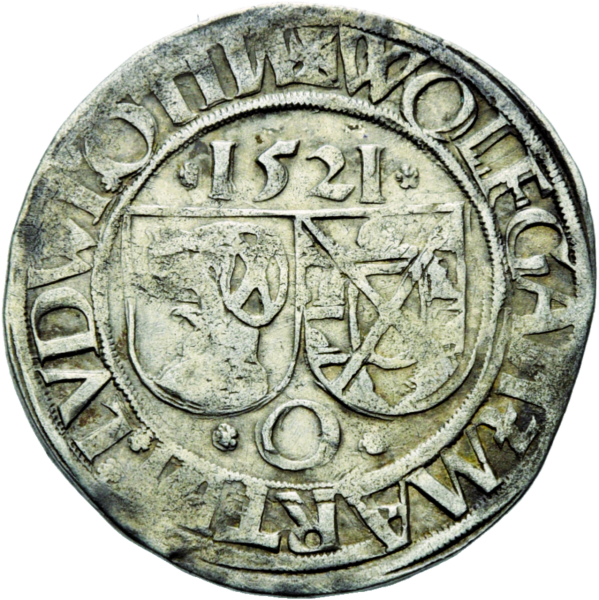 ÖTTINGEN, Batzen 1520-22 - Münze Vorderseite