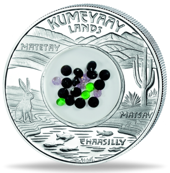 1 Dollar Mesa Grande Kumeyay - Vorderseite Münze