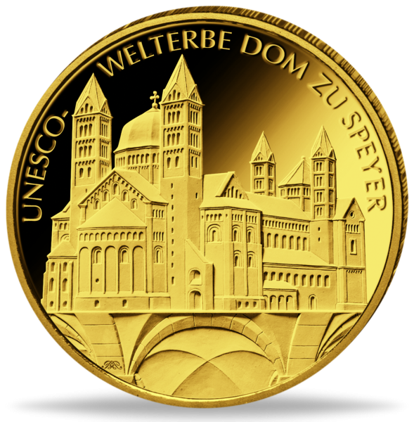 100 E Dom zu Speyer - Münze Vorderseite