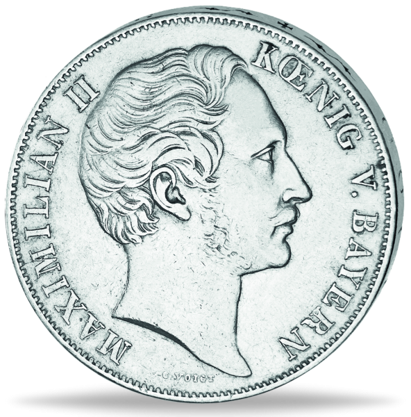 Doppelgulden Maximilian II. - Vorderseite Münze