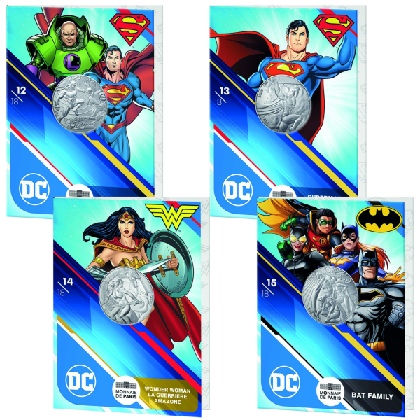 4 x 10 Euro DC Comics - Satzbild