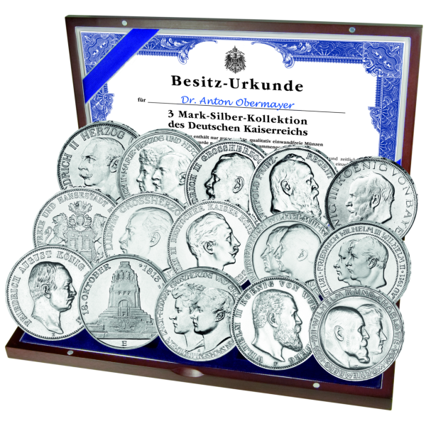 15x3 Mark Silber-Kollektion - Verpackung