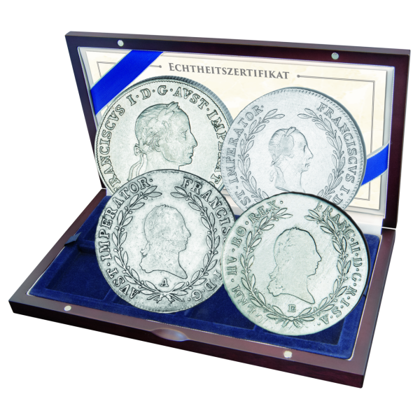 Haus Habsburg, 4x 20 Kreuzer 1792-1835, Kaiser Franz - Satzbild