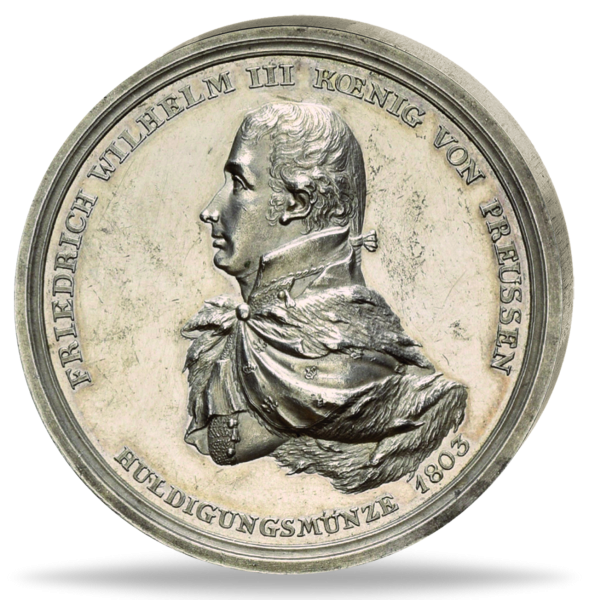 Friedrich Wilhelm III 1803 - Vorderseite Münze