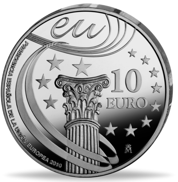 10 E EU-Ratspräsidentschaft - Münze Vorderseite