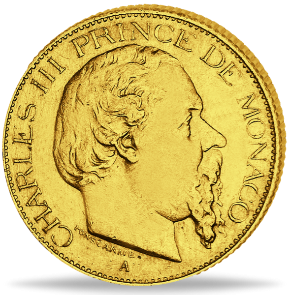 20 Francs Charles III. - Vorderseite Münze