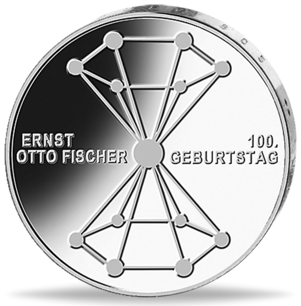 20 Euro 100. Geburtstag Ernst Otto Fischer - Polierte Platte - Münze Vorderseite