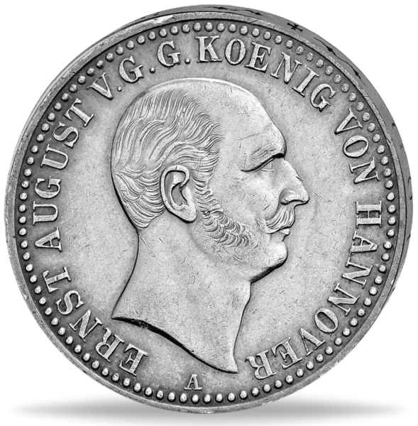 Hannover Taler „Glück auf! Clausthal“ 1839 Silber - Münze Vorderseite