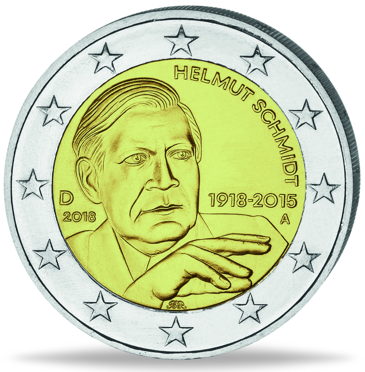 2 Euro „100. Geburtstag Helmut Schmidt“ EmporiumMerkator 2 Euro „100. Geburtstag Helmut Schmidt“ EmporiumMerkator