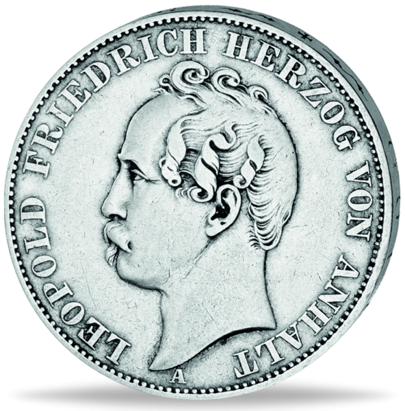 Vereinstaler Leopold Friedrich Thun 10 - Münze Vorderseite