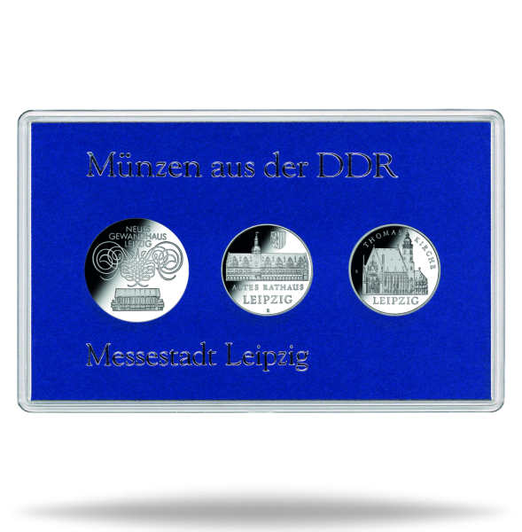 DDR-Themensatz 1984, Messestadt Leipzig (3 Mz.) - Polierte Platte