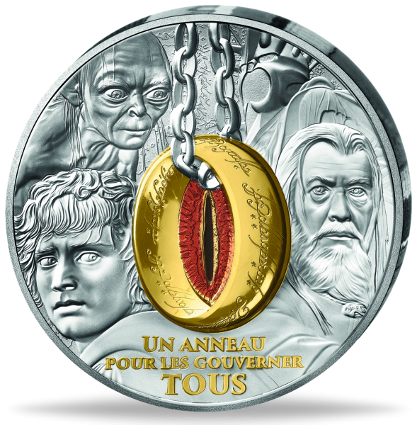 20 Euro Der Herr der Ringe – Der Einring High Relief, 2026 - Münze Vorderseite