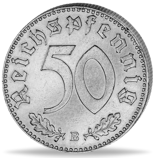 50 Reichspfennig - Vorderseite Münze
