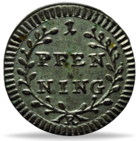 1 Pfennig Stadt Regensburg - Münze Vorderseite 1 Pfennig Stadt Regensburg - Münze Vorderseite