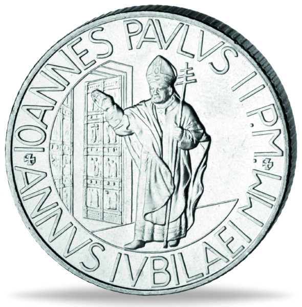 2000 Lire Öffnung der heiligen Pforte - Münze Vorderseite