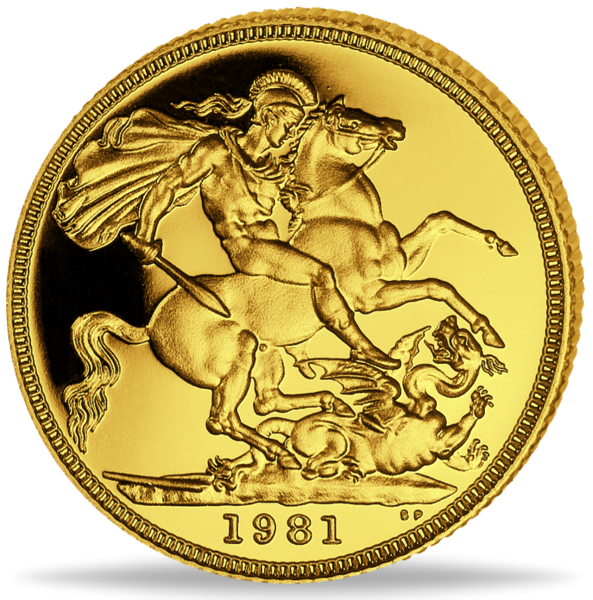 5 Pfund Elizabeth II 1980-84 - Münze Vorderseite