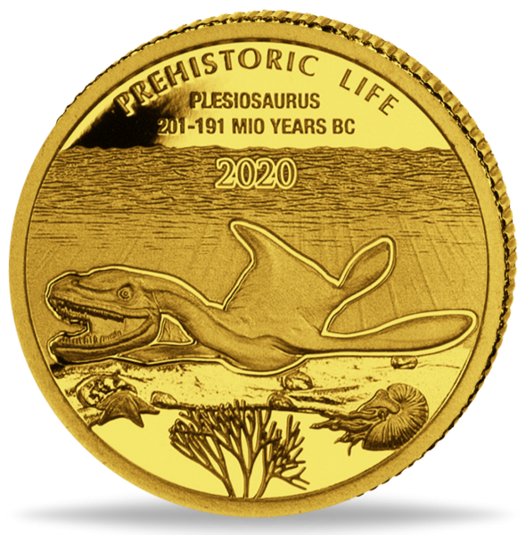 100 Francs Plesiosaurus Prehistoric Life - Münze Vorderseite