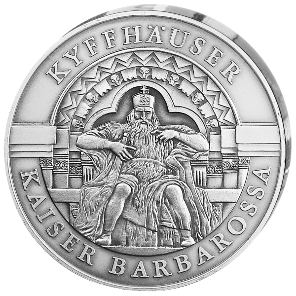 Gedenkprägung Kaiser Barbarossa - Münze Vorderseite