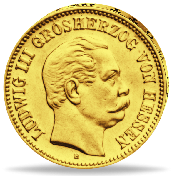 20 Mark Großherzog Ludwig III. - Münze Vorderseite