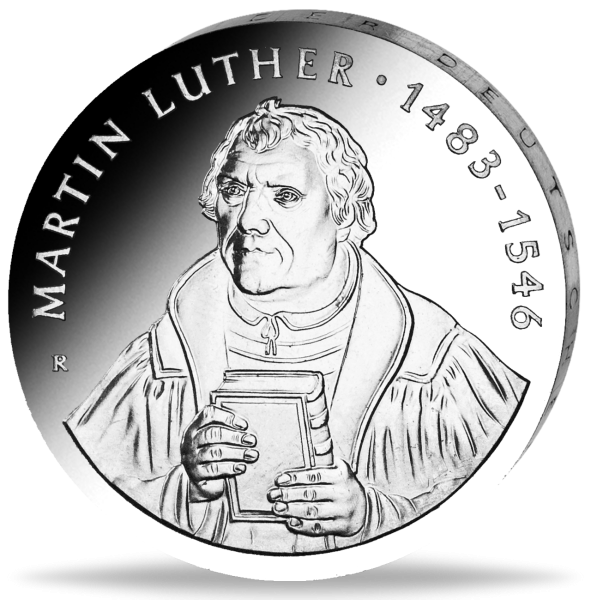 20 Mark der DDR Martin Luther - Vorderseite Münze
