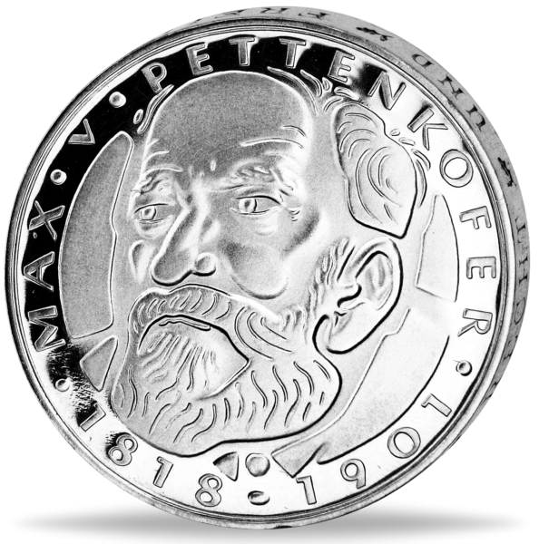 5 DM Max von Pettenkofer - Münze Vorderseite
