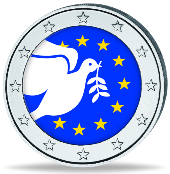2 Euro Peace-Edition - Münze Vorderseite