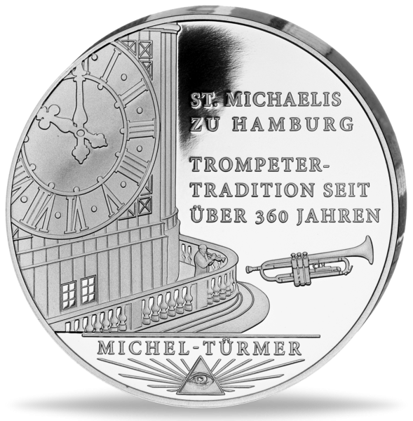 Michel-Gedenkprägung Türmer - Münze Vorderseite