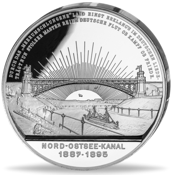 125 Jahre Nord-Ostsee-Kanal - Münze Vorderseite