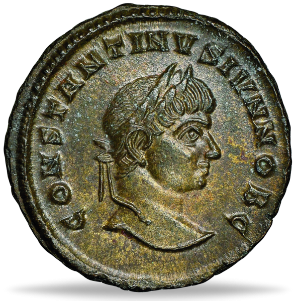 N013457094 ^ - ^ - ^ - ^ - ^_Follis Konstantin II 320 bis 321_VS