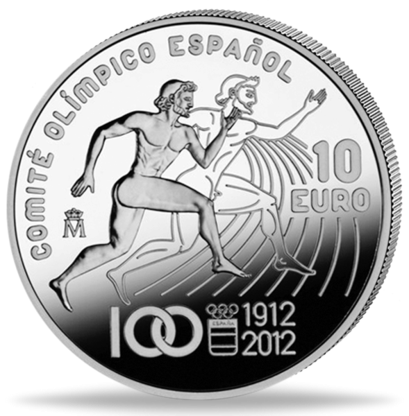 10 Euro Olympisches Komitee - Vorderseite Münze