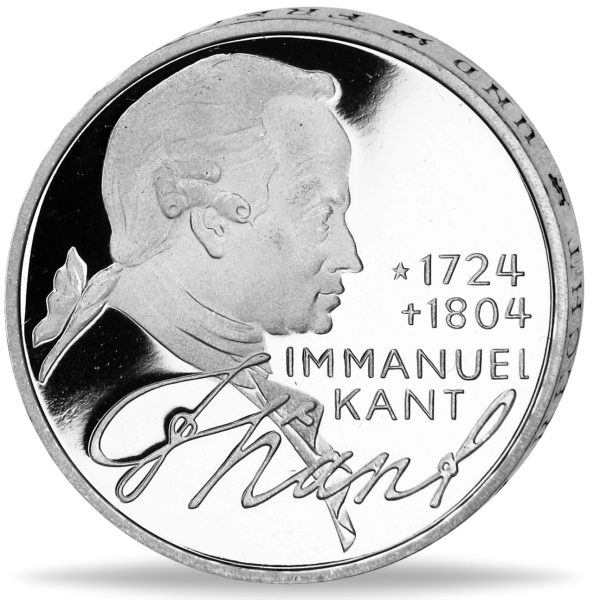 5 DM Immanuel Kant - Münze Vorderseite