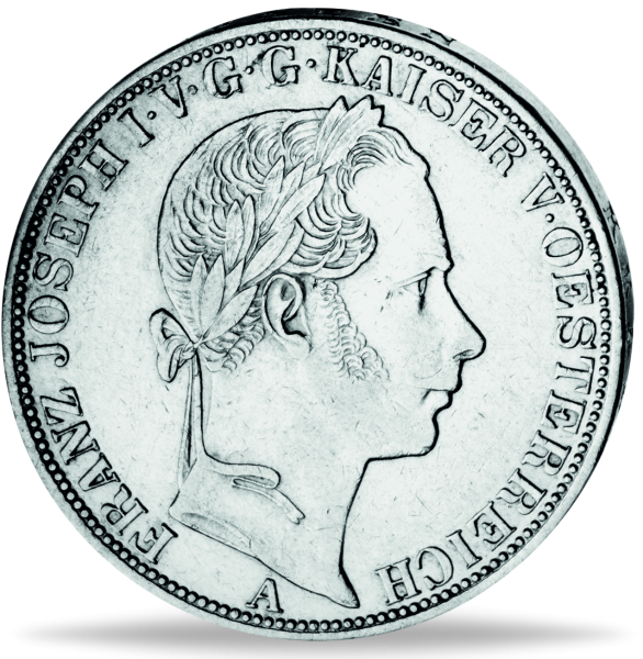 Vereinstaler Franz Joseph I. Thun 445 - Silber - Münze Vorderseite