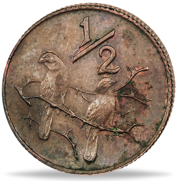 1/2 Cent Südafrika - Münze Vorderseite