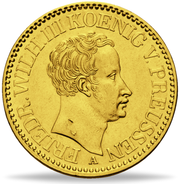Doppel-Friedrich d'or 1840 A, König Friedrich Wilhelm III. - Münze Vorderseite