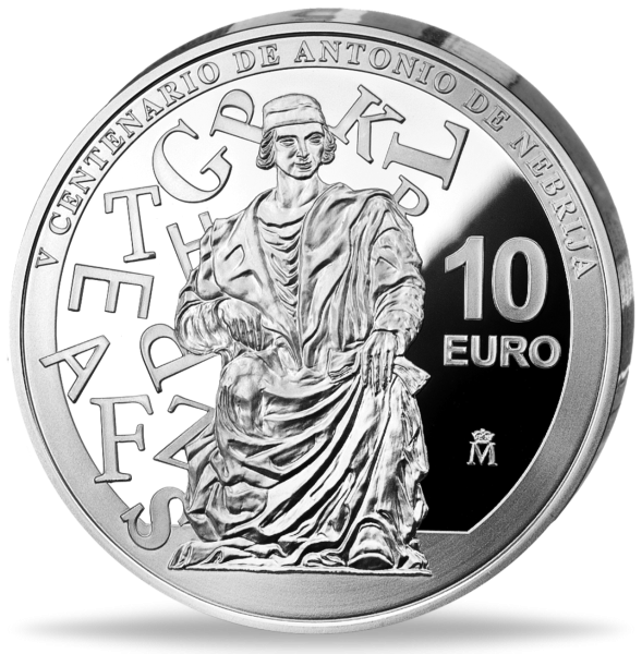 10 Euro Nebrija - Vorderseite Münze
