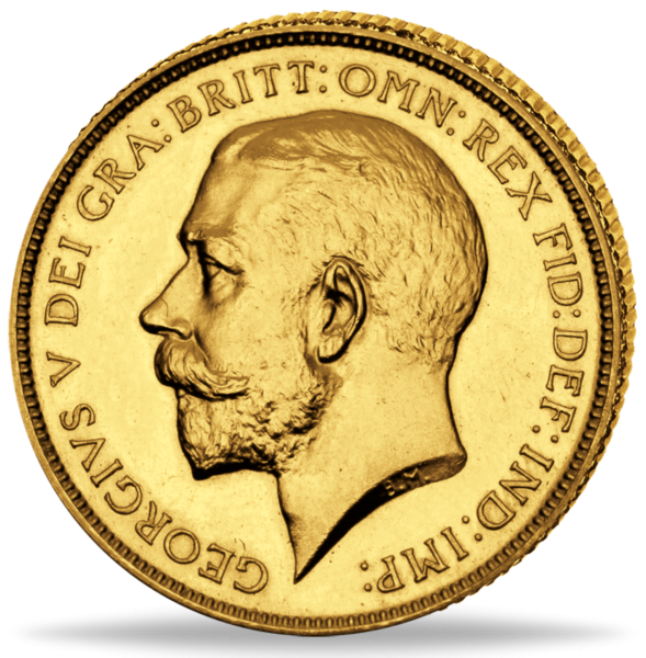Vereinigtes Königreich, 5 Pfund 1911, König Georg V. - Gold - Münze Vorderseite