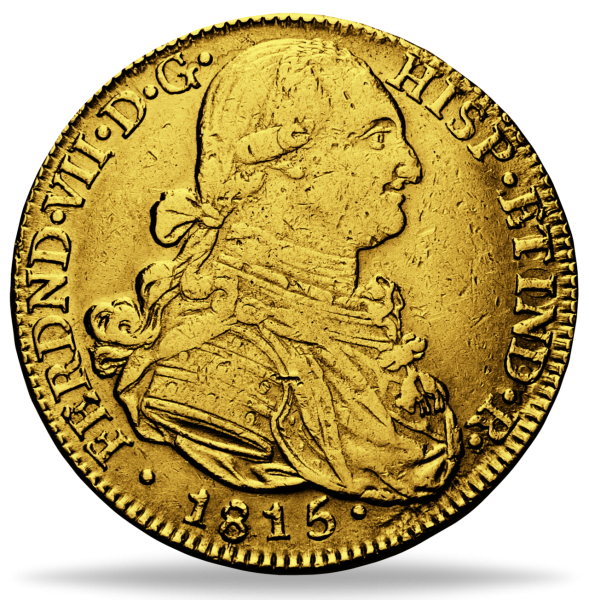 8 Escudos Ferdinand VII - Münze Vorderseite