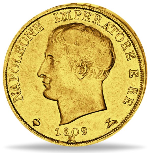 20 Lire 1808-18014 Napoleon - Vorderseite Münze