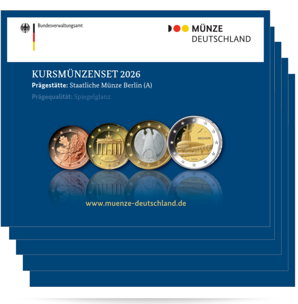 Deutschland, 5x 5,88 Euro KMS, 2026, PP, originalverpackt